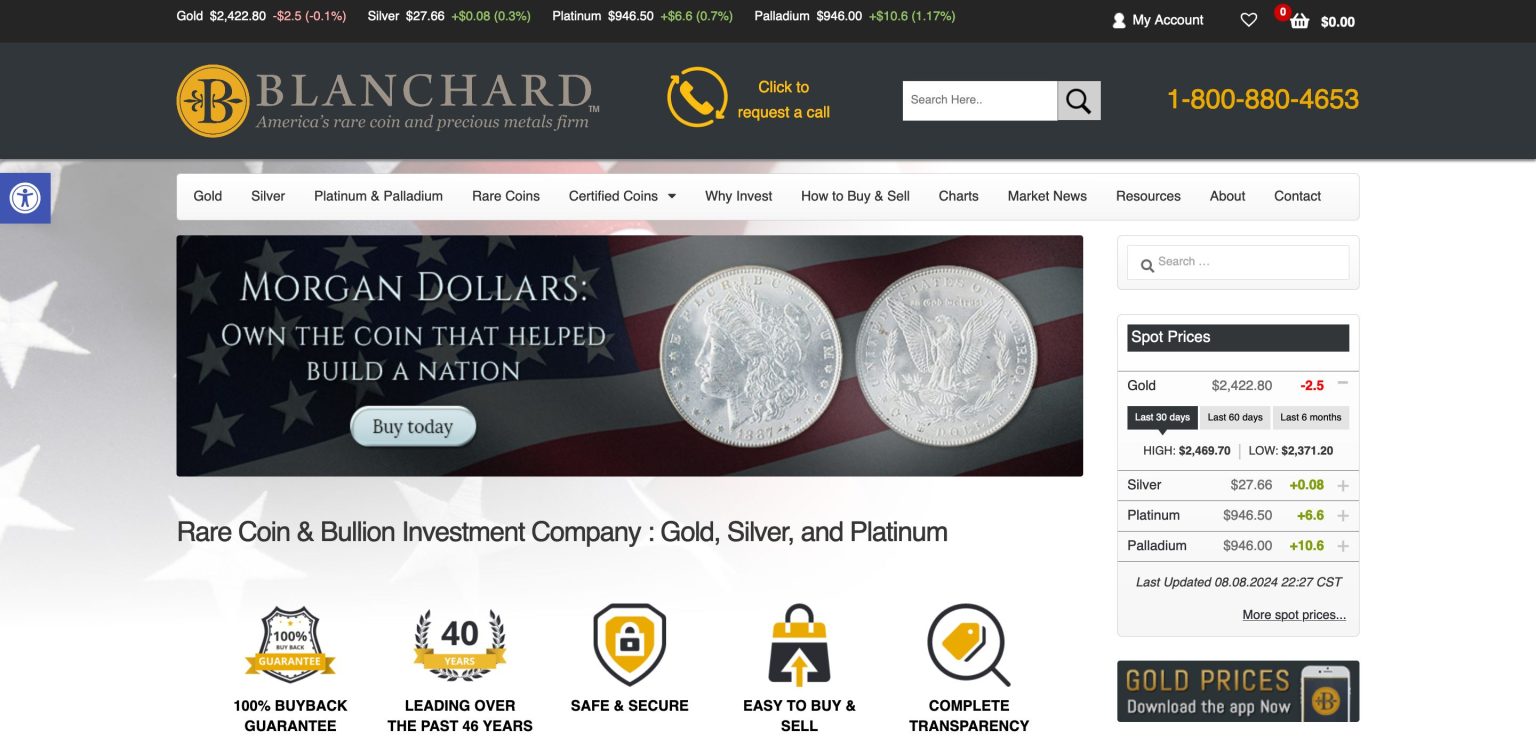 Blanchard Gold Review 2026 | Morss Global Finance