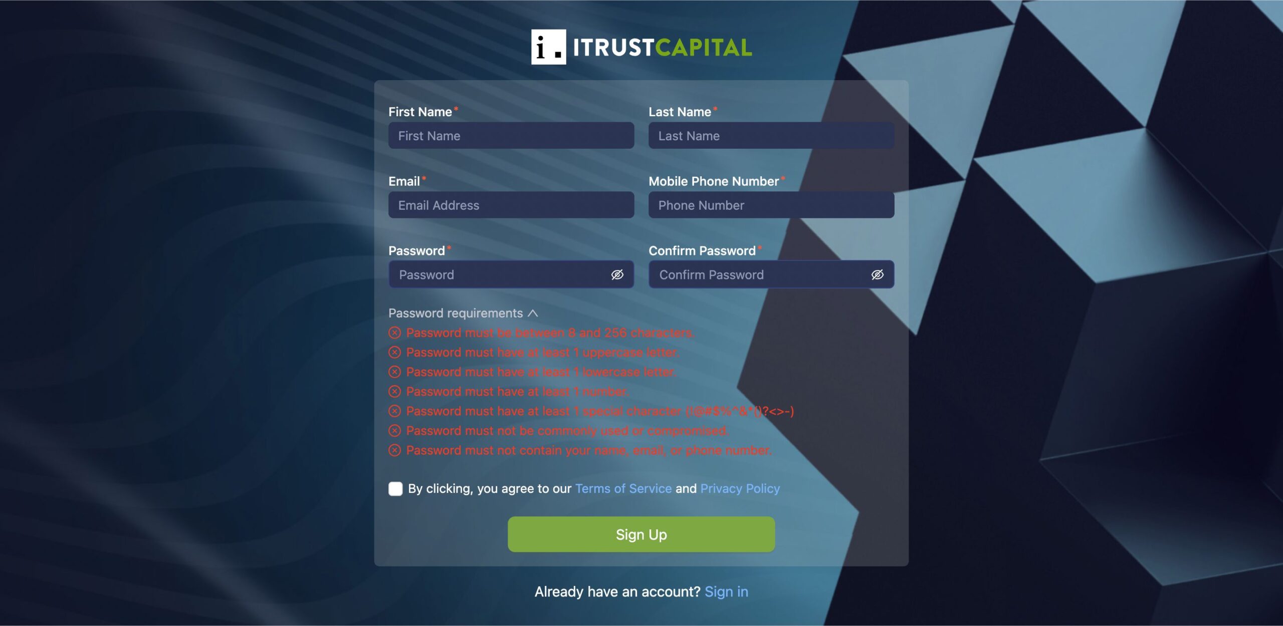how to open an itrustcapital account in about 15 minutes image