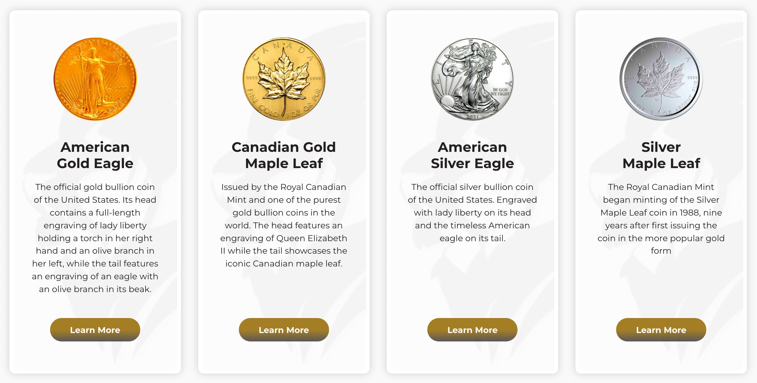services and precious metals available for purchase image
