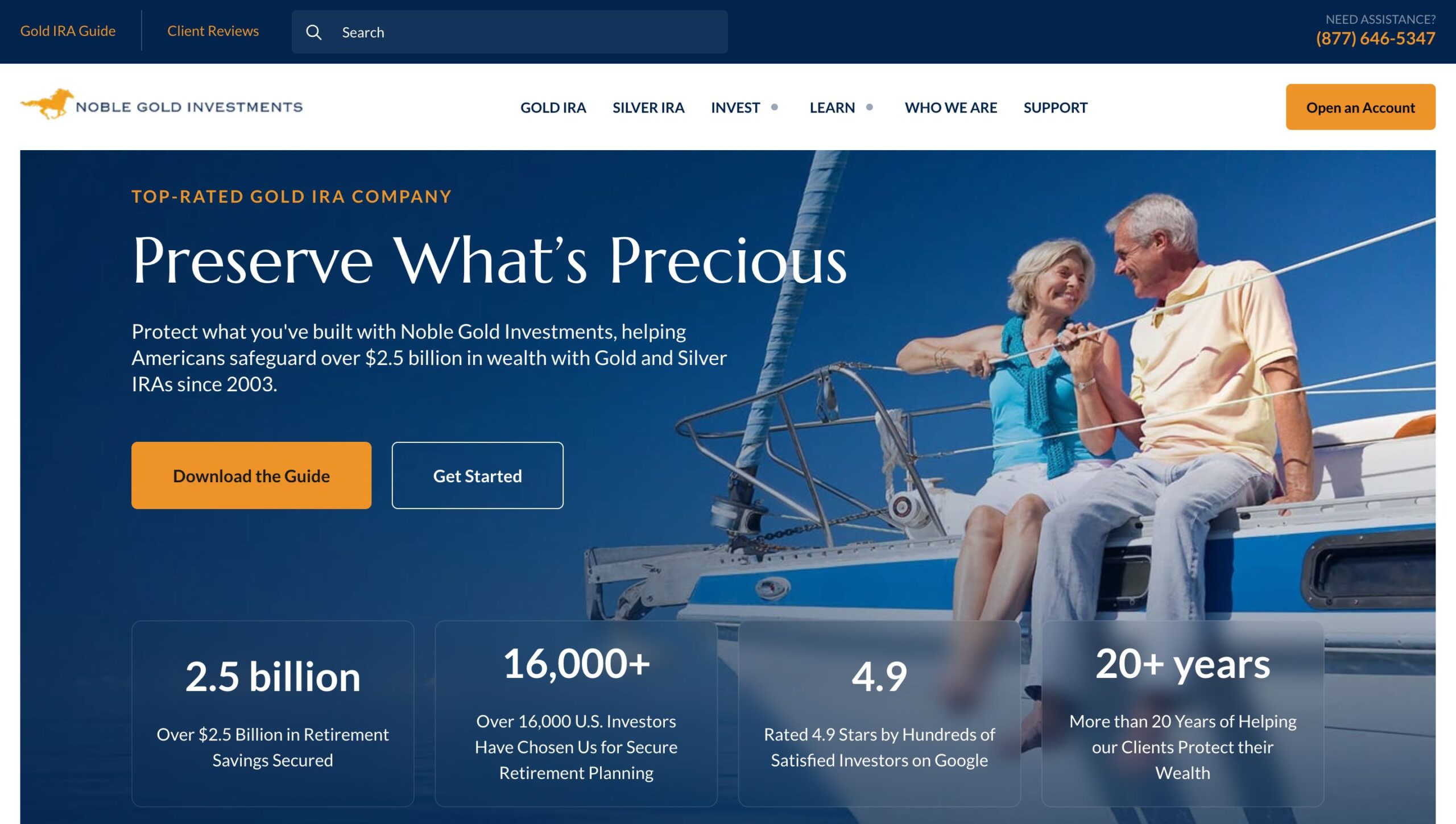 noble gold investments at a glance image