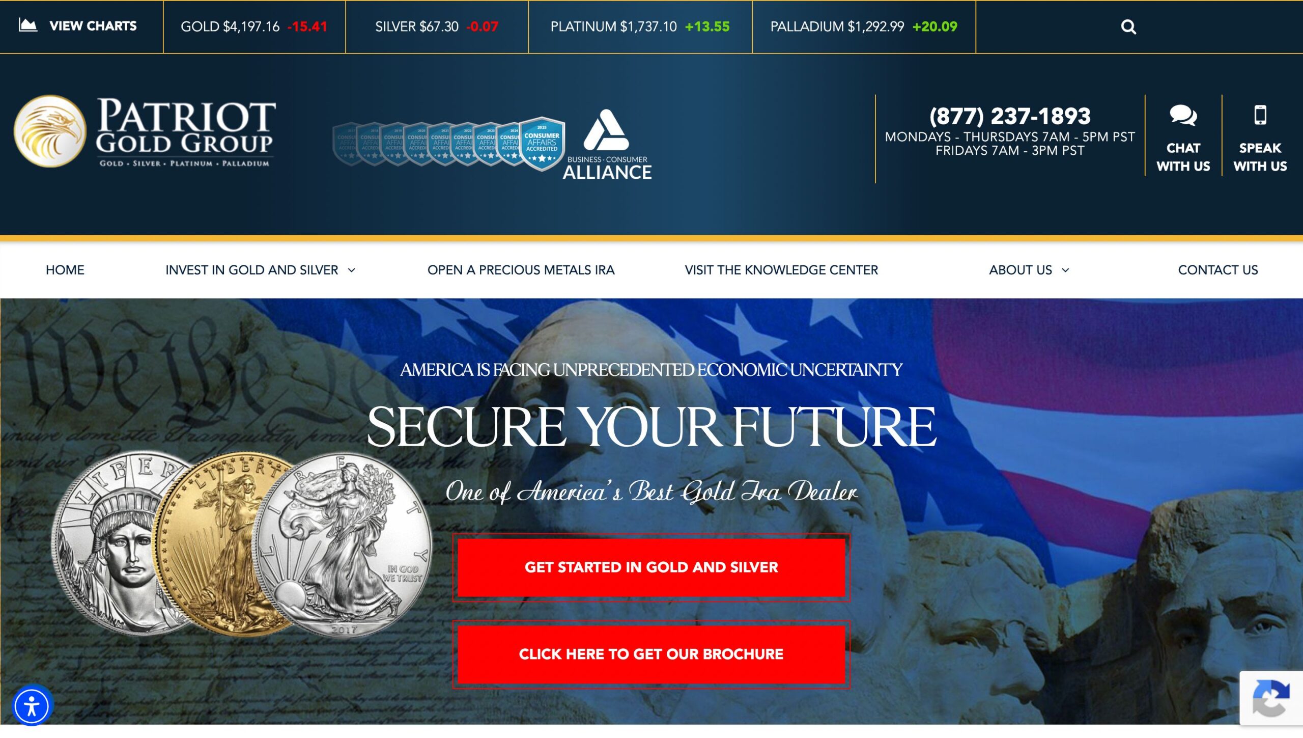 patriot gold group at a glance image