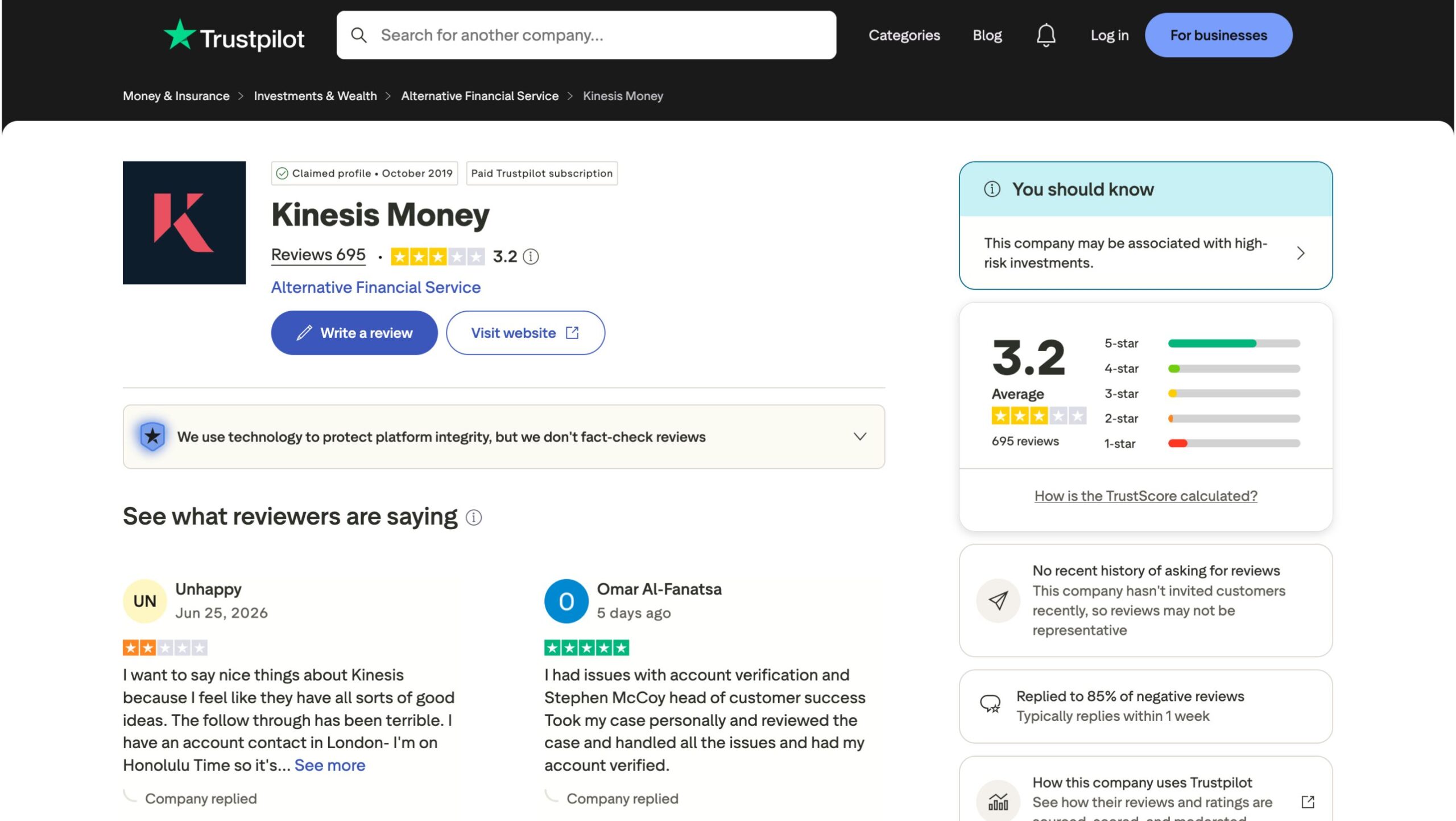 what 695 trustpilot reviews actually say image