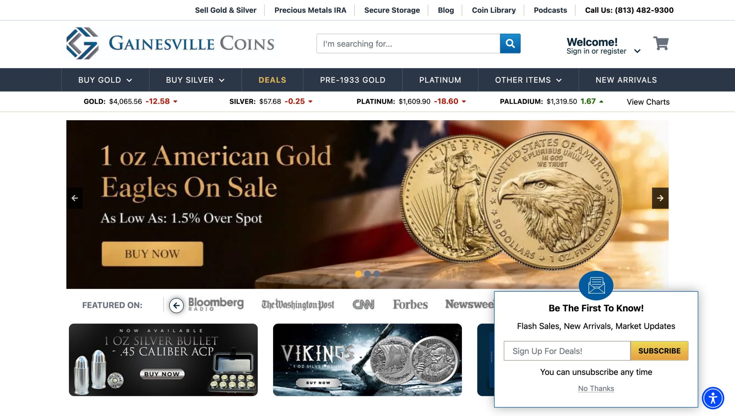 who is gainesville coins image