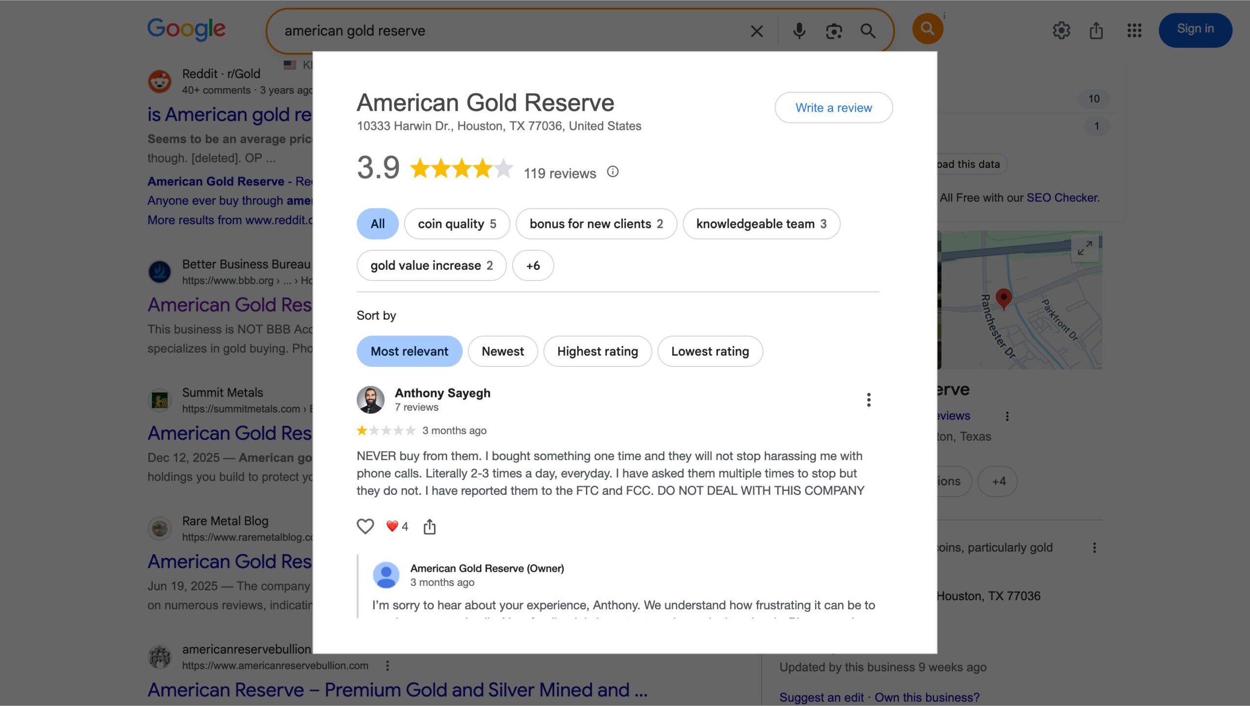 google reviews american gold reserve image