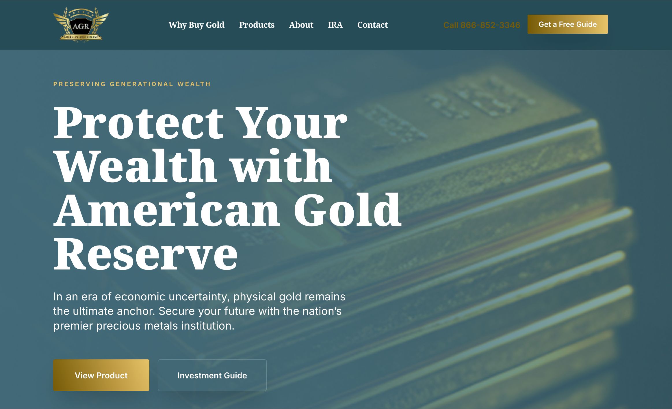 what is american gold reserve image
